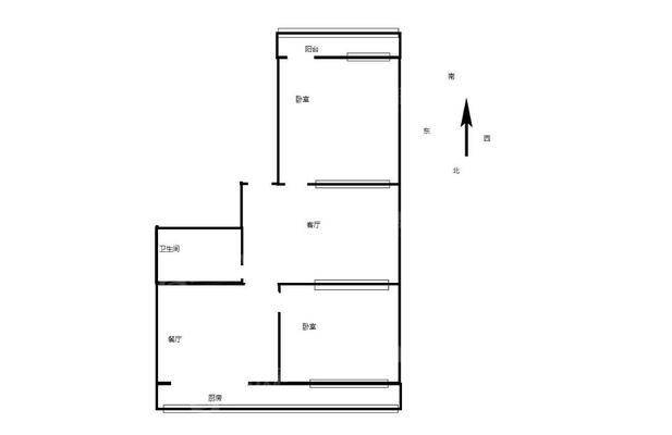 梨园小区2室1厅1卫86㎡