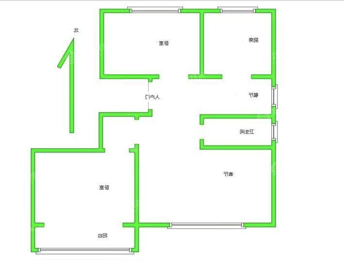 宏宇亚龙湾2室2厅1卫87㎡