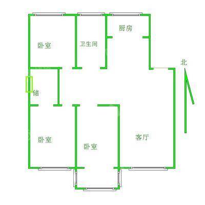 馨泰花园西区3室2厅2卫117㎡