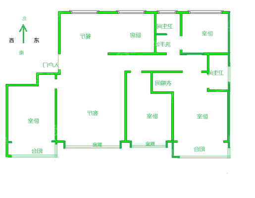 天成玉玺台一期4室2厅2卫160㎡