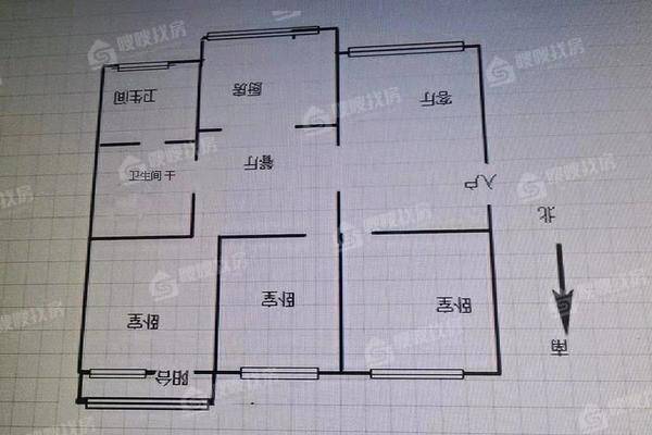 水利家属楼3室1厅1卫100㎡