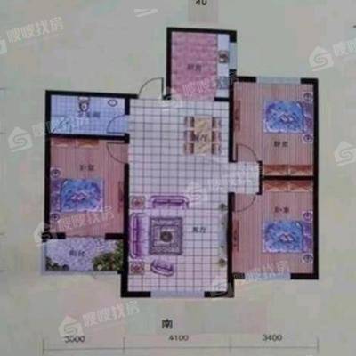世纪家园3室2厅2卫118㎡