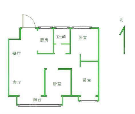 石榴玉兰湾3室2厅1卫106㎡