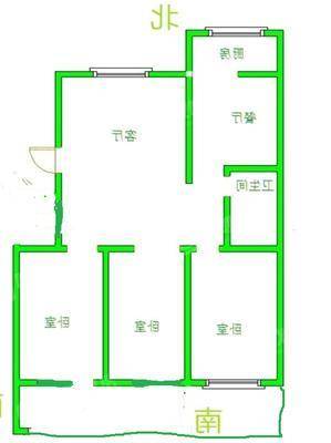 财经学校宿舍（小王庄财贸学校）3室2厅1卫116㎡
