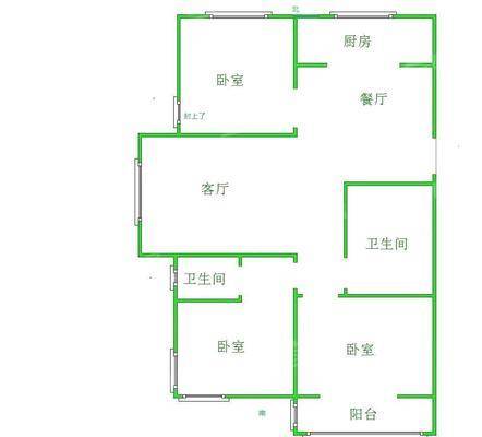 天成郡府东区3室2厅2卫135㎡