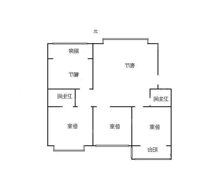 万泰阳光花园3室2厅1卫117㎡