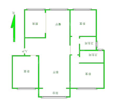 荣盛香堤荣府3室2厅2卫132㎡