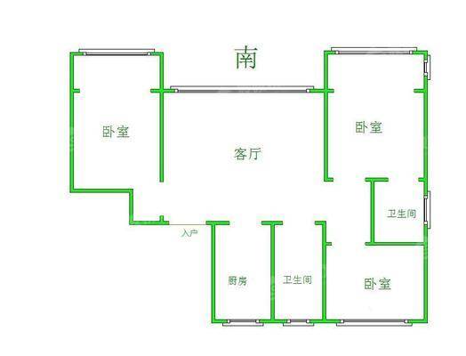 天成岭秀岭贤府3室2厅2卫126㎡