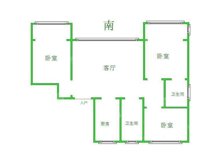 天成岭秀岭贤府3室2厅2卫126㎡