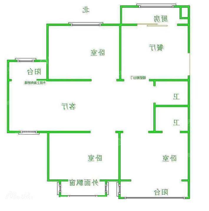 荣盛丽水花庭3室2厅2卫108㎡