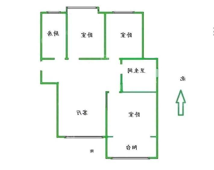 荣盛锦绣观邸3室2厅1卫93㎡