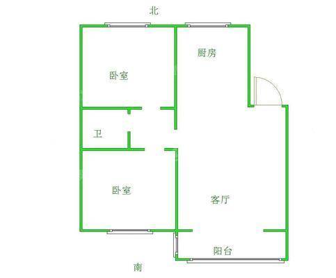 馨泰花园东区2室2厅1卫88㎡