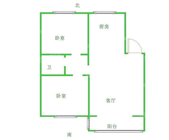 馨泰花园东区2室2厅1卫88㎡