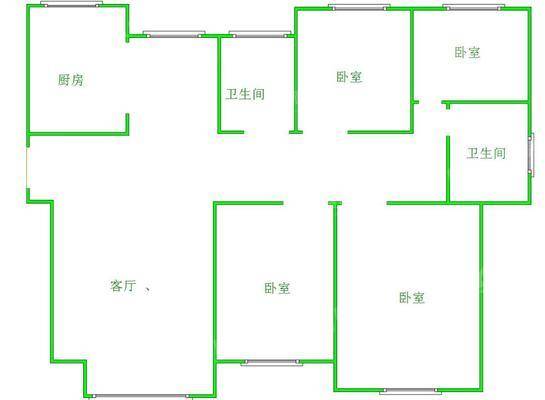 泰享嘉府二期4室2厅2卫142㎡