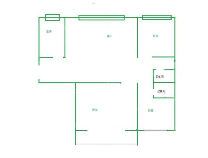 榕城世家3室2厅2卫132㎡