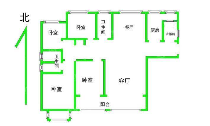 嘉禾一方二期4室2厅2卫198㎡