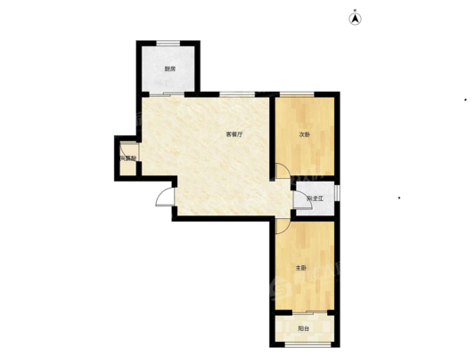 万泰丽景东区2室2厅1卫97㎡