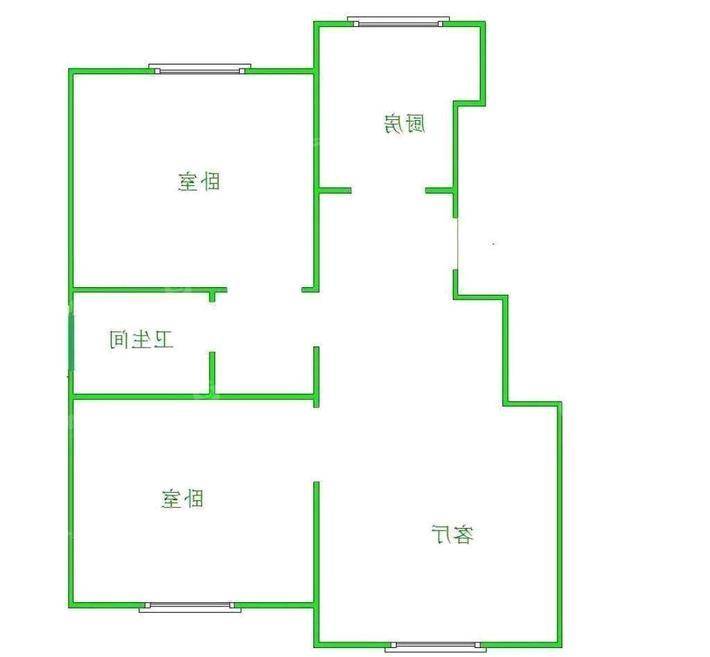 海韵小区中区2室1厅1卫77㎡