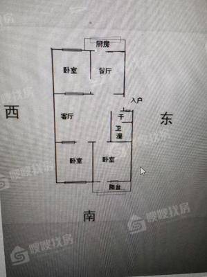 中心家园3室1厅1卫94㎡