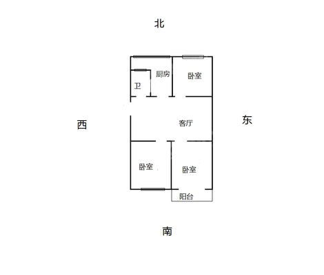 工行宿舍（玛利亚医院附近）3室2厅1卫92㎡