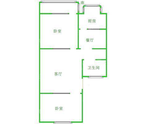 正达村2室1厅1卫63㎡