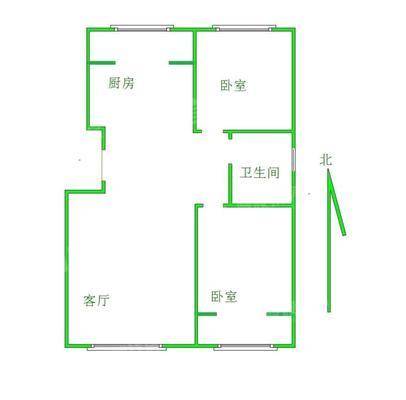 御宇国际三期轩瑞苑2室1厅1卫94㎡