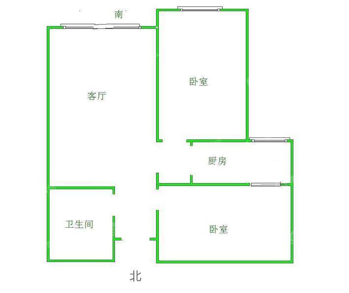 御景狮城1-10#2室2厅1卫92㎡