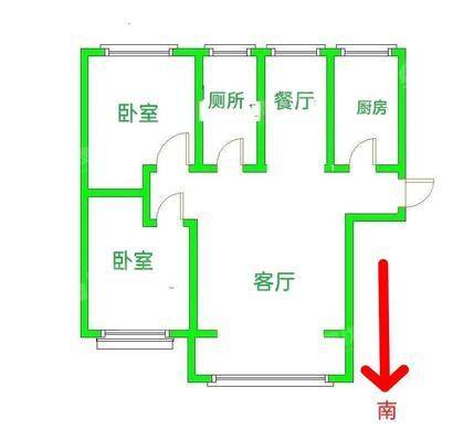 阳光四季城海棠苑A32室2厅1卫98㎡