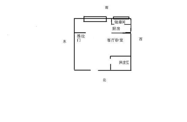 金鼎领域1室1厅1卫50㎡