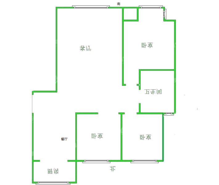 禧福荷堂B区3室2厅1卫111㎡