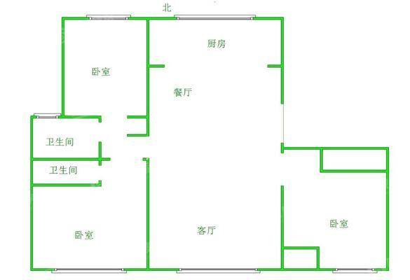天成和悦名著西区3室2厅2卫116㎡
