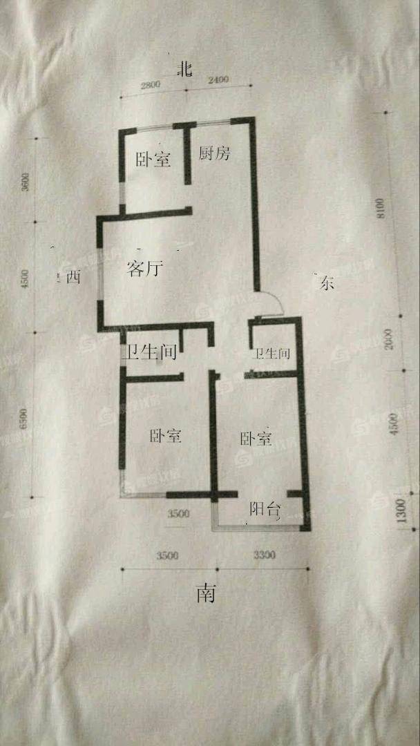 天成郡府南区3室2厅2卫124㎡