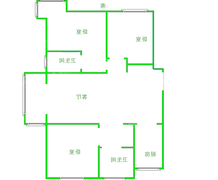 嘉禾一方一期3室2厅2卫139㎡