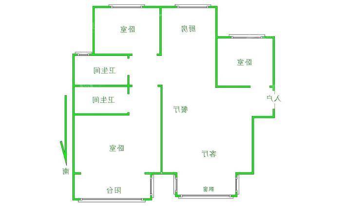 凤凰城（B区）3室2厅2卫115㎡