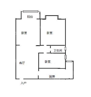 锦绣城（三区）2室1厅1卫91㎡