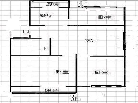 师院小区（师专宿舍）3室1厅1卫101㎡