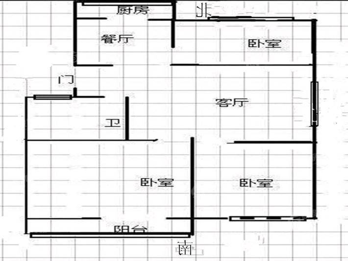 师院小区（师专宿舍）3室1厅1卫101㎡