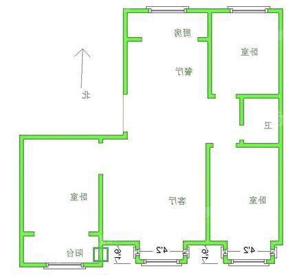 弘仁里3室2厅1卫105㎡