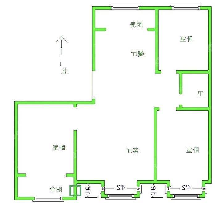 弘仁里3室2厅1卫105㎡