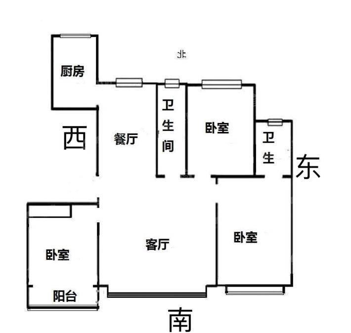 天成玉玺台三期3室2厅2卫144㎡