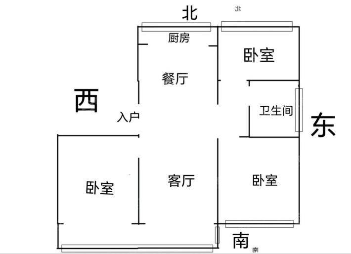 阳光城翡丽公园3室2厅1卫116㎡