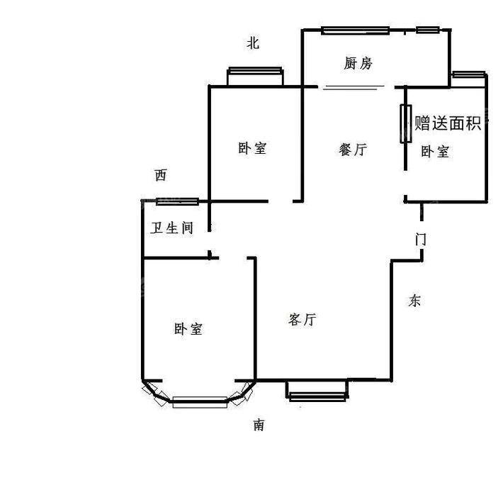 泰和世家（南区）3室2厅1卫92㎡