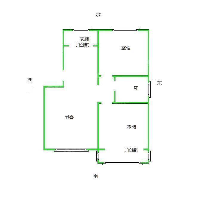 馨泰花园西区2室1厅1卫102㎡