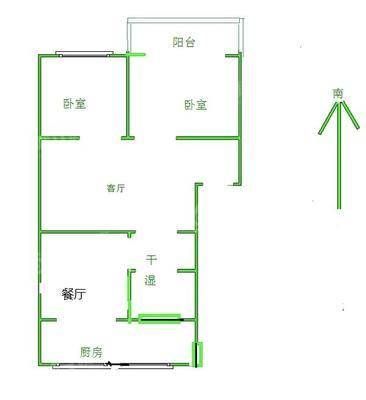 供电公司居安小区3室2厅1卫105㎡