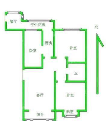 金鼎领域3室2厅1卫117㎡