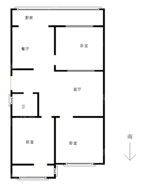 设计院（北环）3室2厅1卫105㎡