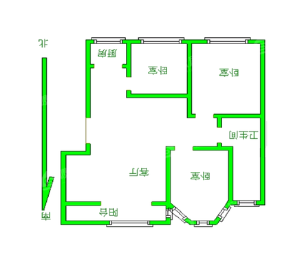 恒顺花园3室2厅1卫108㎡