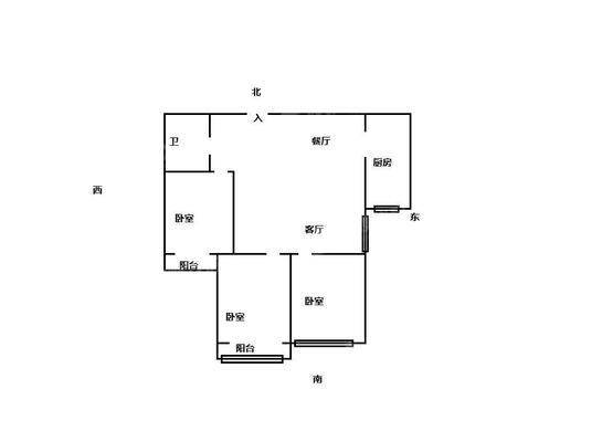 榕城世家3室1厅1卫115㎡