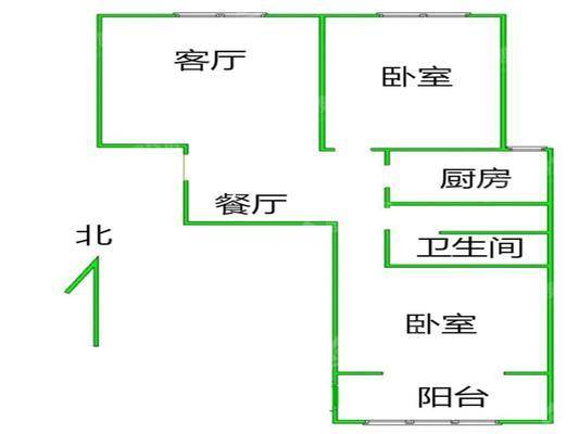 宏宇城（A区）2室2厅1卫83㎡