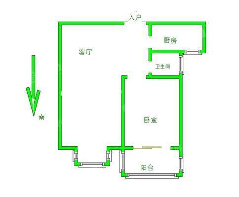 颐和文园西院2室2厅1卫103㎡